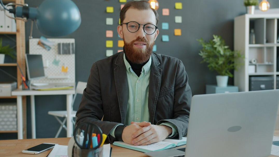 man reflecting on career