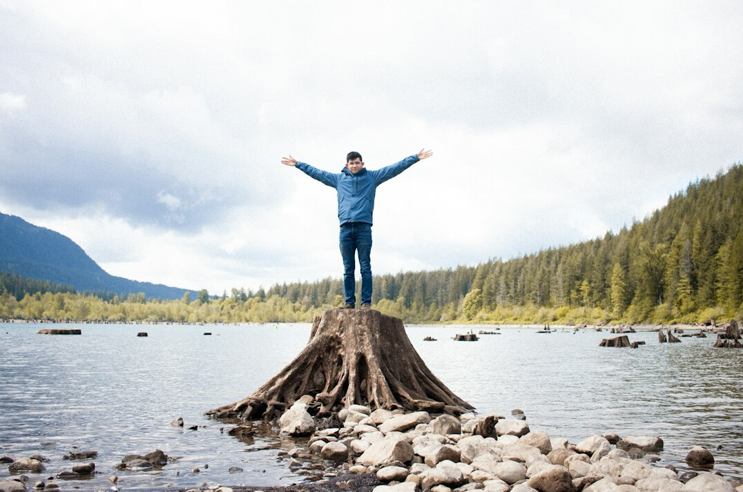 person transforming challenges into growth